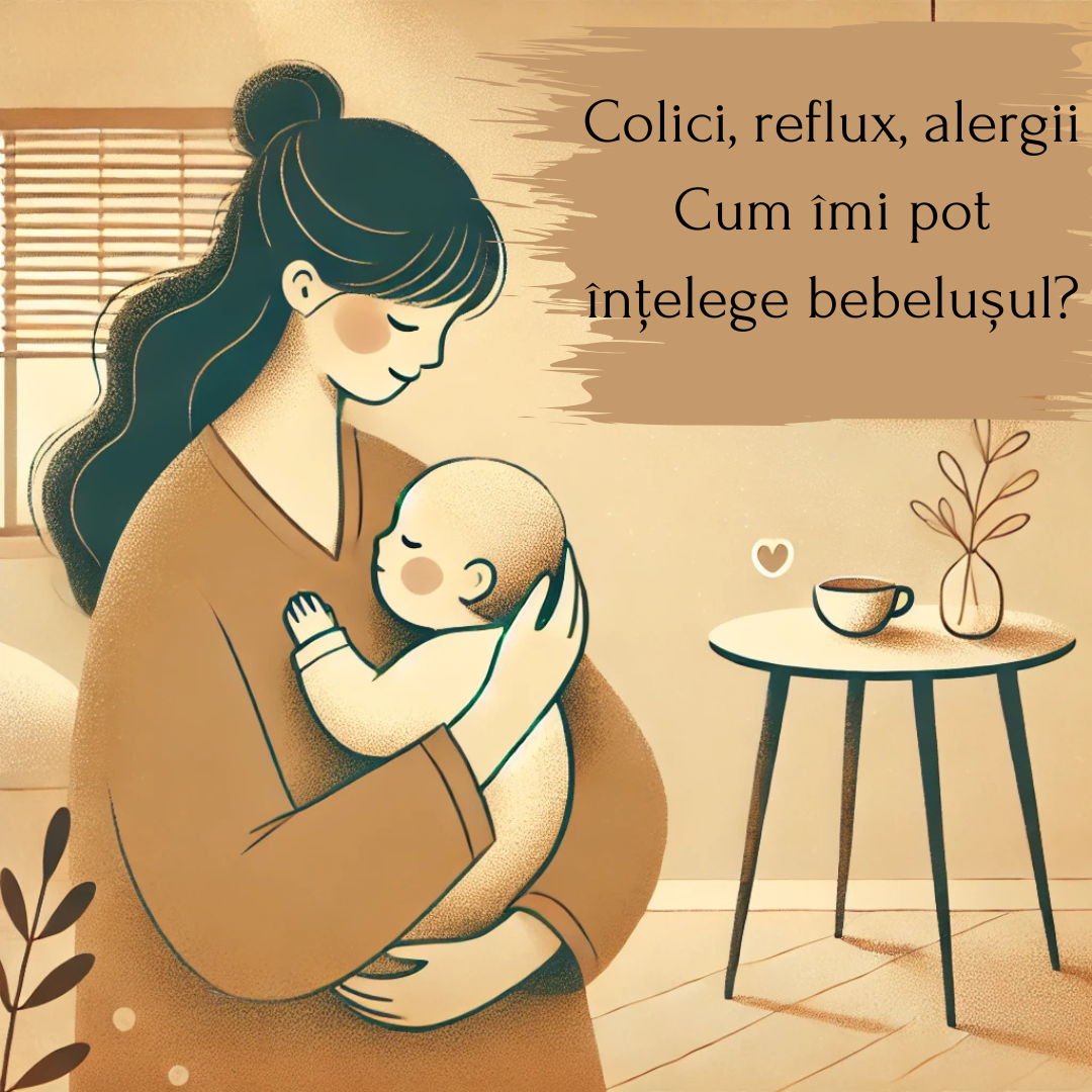 Colici, reflux, alergii – cum pot înțelege bebelușul?